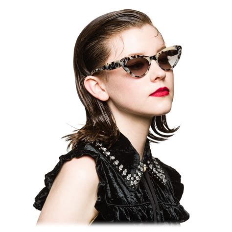 miu miu crystal eyeglasses|miu runway sunglasses.